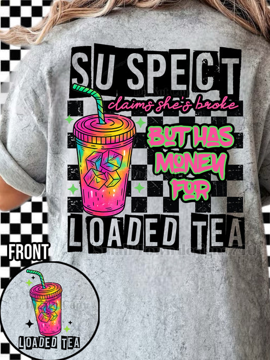 Suspect Claims She's Broke, but Have money for Loaded Tea
